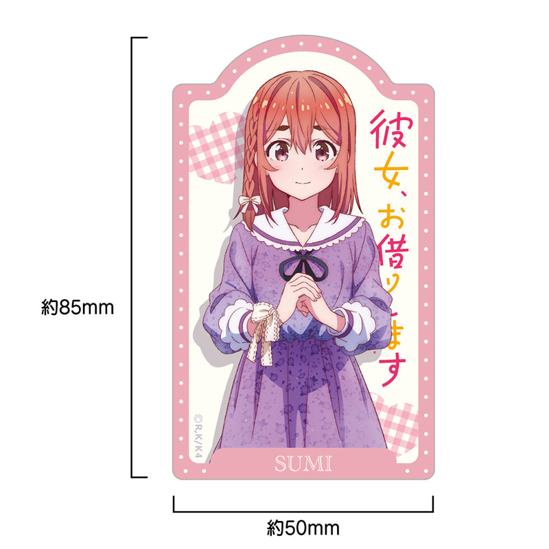(Goods - Sticker) TV Anime Rent-A-Girlfriend Season 4 Die-cut Sticker Sumi Sakurasawa