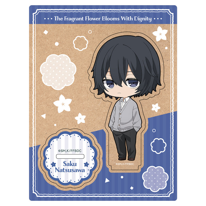 (Goods - Acrylic Stand) TV Anime The Fragrant Flower Blooms with Dignity Wooden Chara Stand Saku Natsusawa