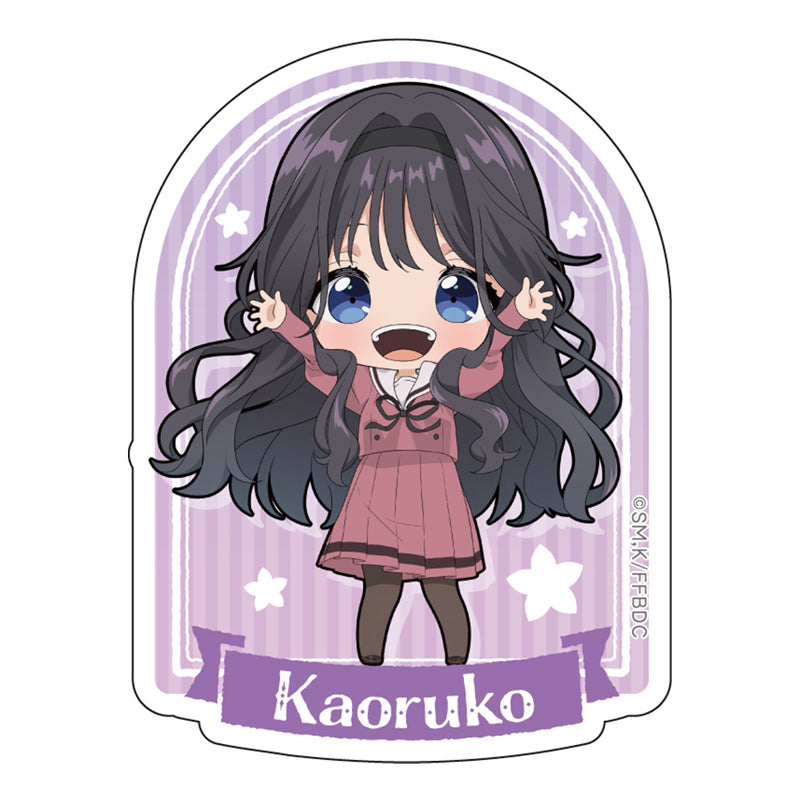 (Goods - Sticker) TV Anime The Fragrant Flower Blooms with Dignity Die-cut Sticker Kaoruko Waguri