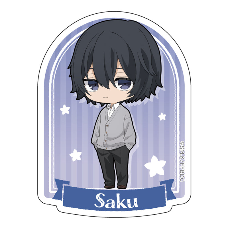 (Goods - Sticker) TV Anime The Fragrant Flower Blooms with Dignity Die-cut Sticker Saku Natsusawa