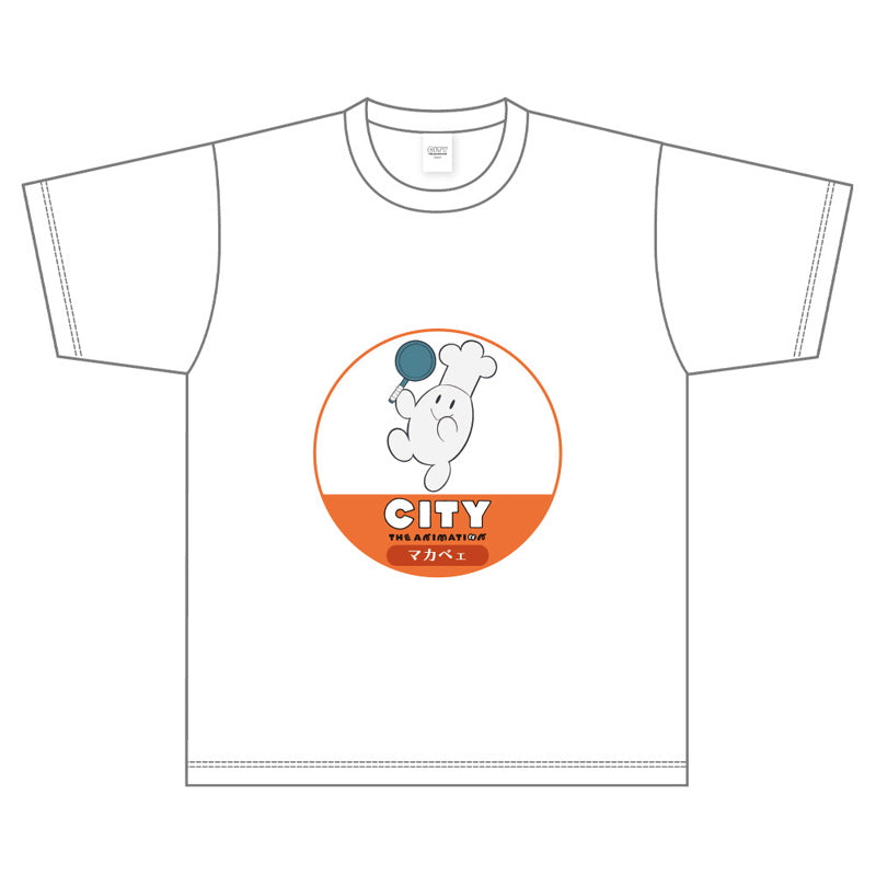 (Goods - Shirt) CITY THE ANIMATION T-shirt B (White)