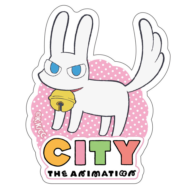 (Goods - Sticker) CITY THE ANIMATION Die-cut Sticker Mimineko