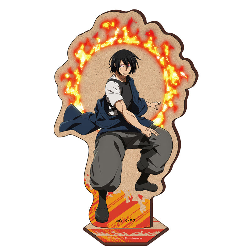 (Goods - Stand) TV Anime Fire Force Season 3 Wooden Chara Stand Shinmon Benimaru