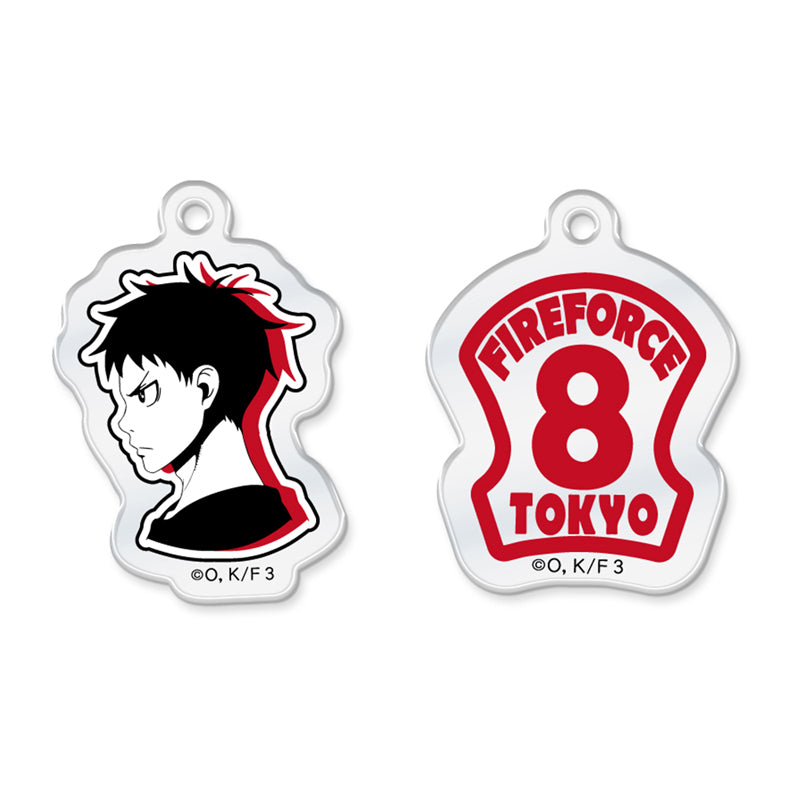 (Goods - Keychain) TV Anime Fire Force Season 3 Wire Acrylic Keychain Shinra Kusakabe