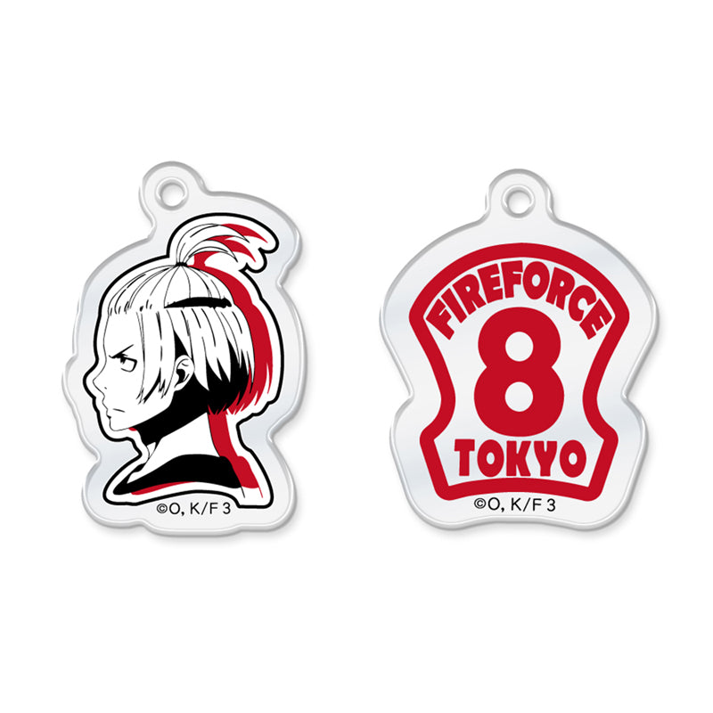 (Goods - Keychain) TV Anime Fire Force Season 3 Wire Acrylic Keychain Arthur Boyle