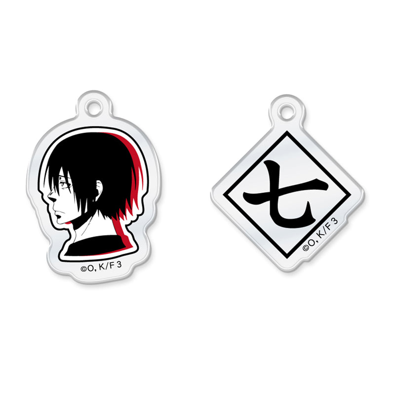 (Goods - Keychain) TV Anime Fire Force Season 3 Wire Acrylic Keychain Shinmon Benimaru