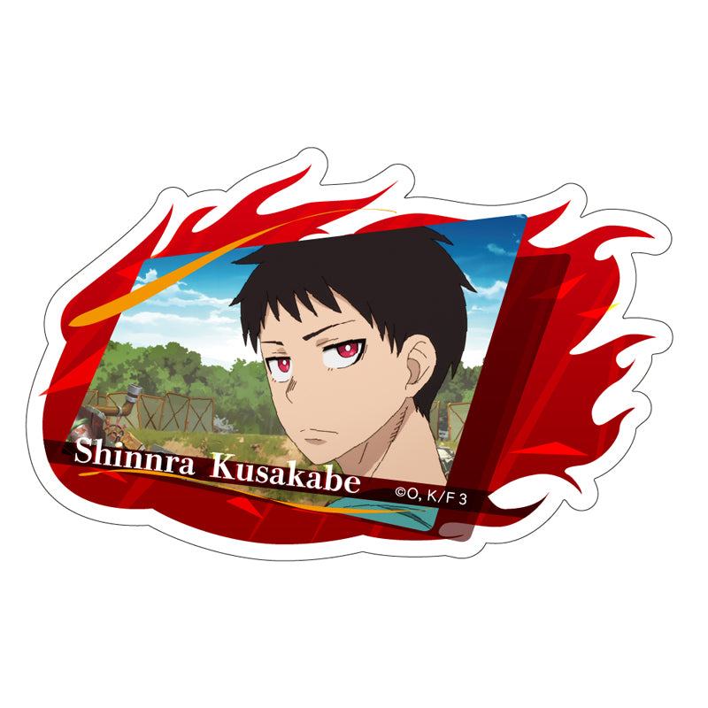 (Goods - Sticker) TV Anime Fire Force Season 3 Die-cut Sticker Shinra Kusakabe