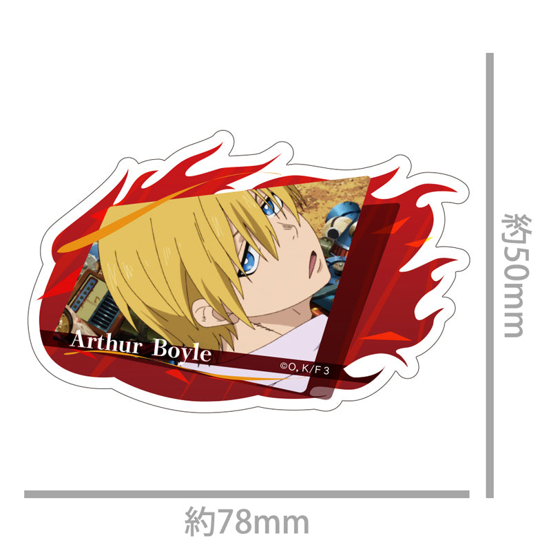 (Goods - Sticker) TV Anime Fire Force Season 3 Die-cut Sticker Arthur Boyle