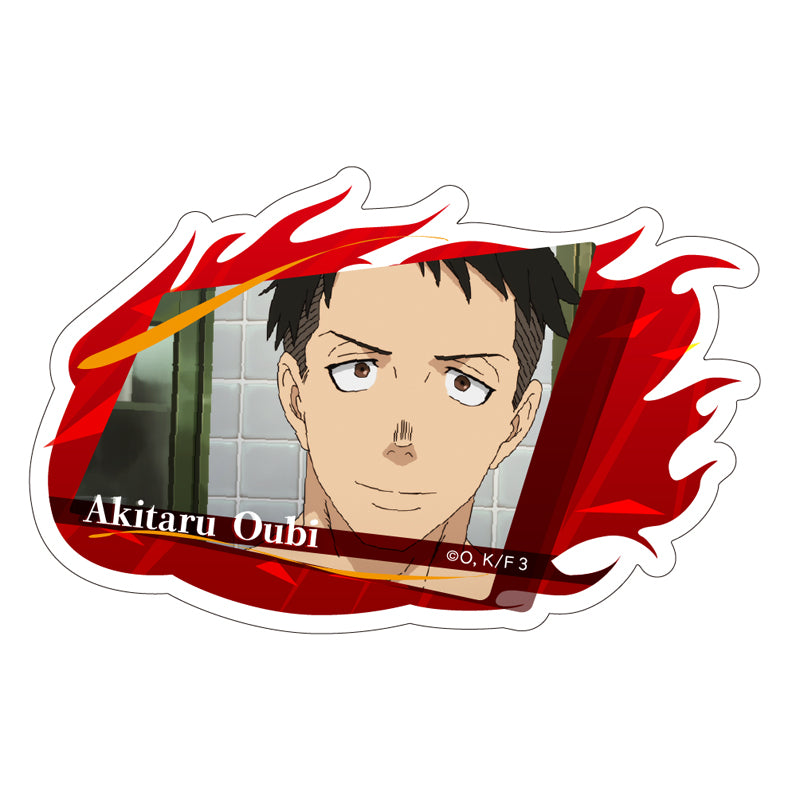 (Goods - Sticker) TV Anime Fire Force Season 3 Die-cut Sticker Akitaru Obi