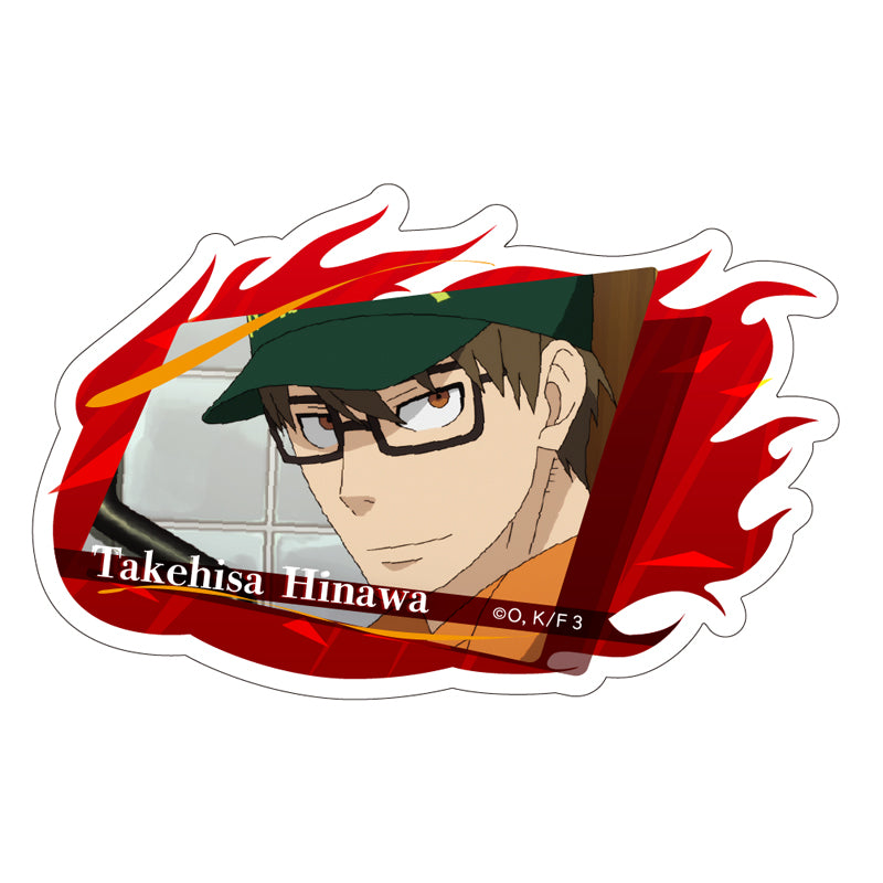 (Goods - Sticker) TV Anime Fire Force Season 3 Die-cut Sticker Takehisa Hinawa