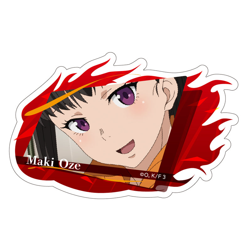 (Goods - Sticker) TV Anime Fire Force Season 3 Die-cut Sticker Maki Oze