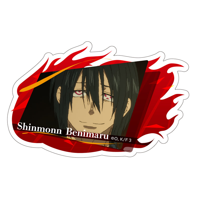 (Goods - Sticker) TV Anime Fire Force Season 3 Die-cut Sticker Shinmon Benimaru