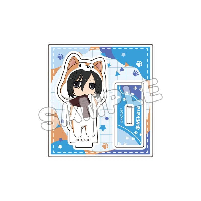 (Goods - Acrylic Stand) Attack on Titan Animarukko Acrylic Stand 1/Mikasa