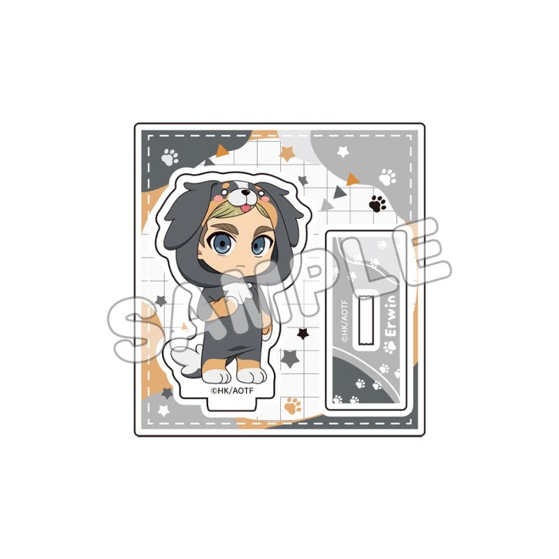 (Goods - Acrylic Stand) Attack on Titan Animarukko Acrylic Stand Childhood  ver./Erwin