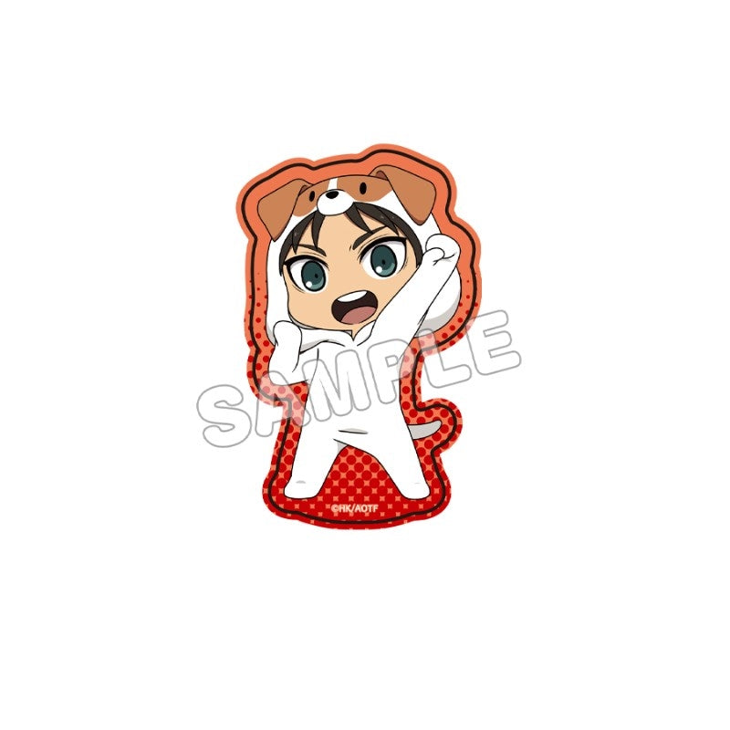 (Goods - Sticker) Attack on Titan Holographic Die-cut Sticker 1/Eren