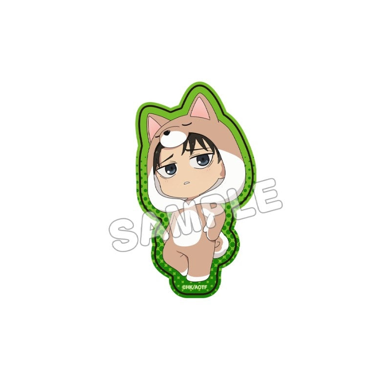 (Goods - Sticker) Attack on Titan Holographic Die-cut Sticker Childhood  ver./Levi