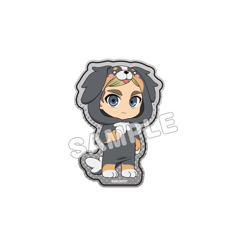 (Goods - Sticker) Attack on Titan Holographic Die-cut Sticker Childhood  ver./Erwin