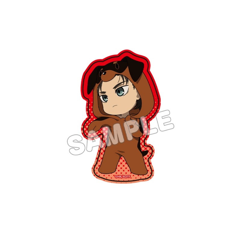 (Goods - Sticker) Attack on Titan Holographic Die-cut Sticker The Final Season ver./Eren