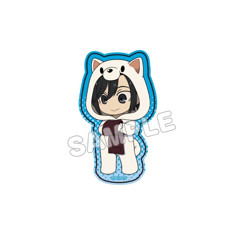 (Goods - Sticker) Attack on Titan Holographic Die-cut Sticker The Final Season ver./Mikasa