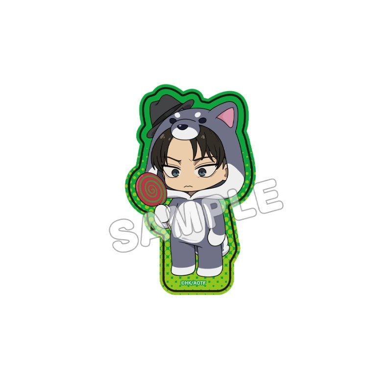 (Goods - Sticker) Attack on Titan Holographic Die-cut Sticker 2/Levi Infiltration ver.