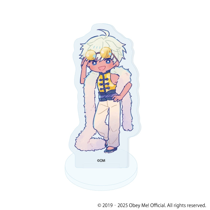 (1BOX=7)(Goods - Stand Pop) Obey Me! Nightbringer Acrylic Petit Stand 15 - Chinese Clothing Ver. (Retro Art)