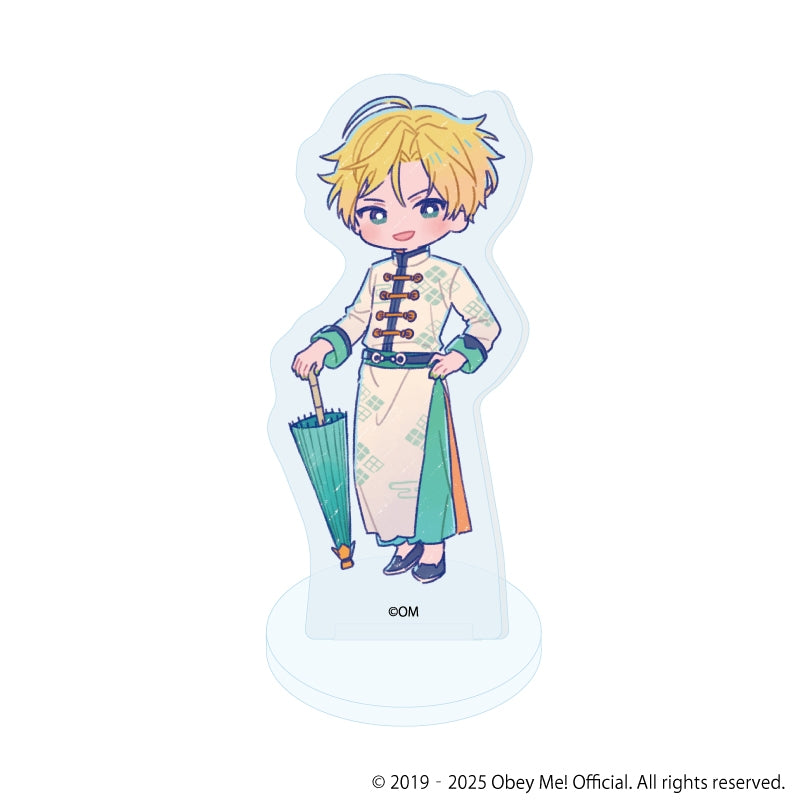 (1BOX=7)(Goods - Stand Pop) Obey Me! Nightbringer Acrylic Petit Stand 15 - Chinese Clothing Ver. (Retro Art)