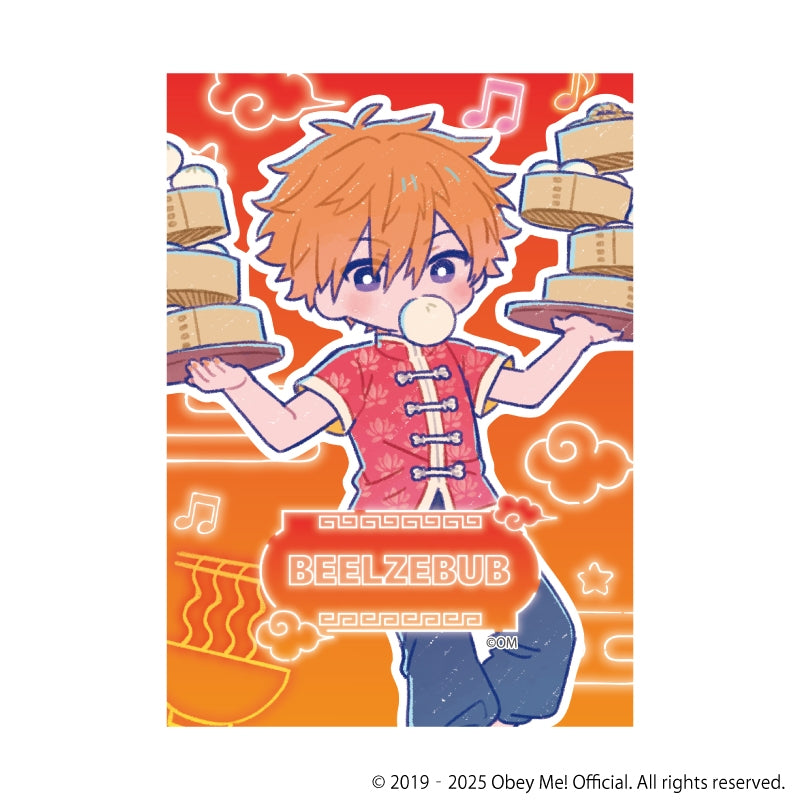 (1BOX=7)(Goods - Ornament) Obey Me! Nightbringer Canvas Board Mini 02 - Chinese Clothing Ver. (Retro Art)