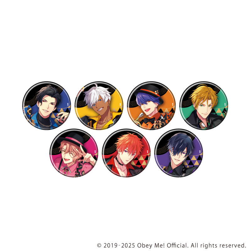 (1BOX=7)(Goods - Button Badge) Obey Me! Nightbringer Button Badge 23 Band Ver. (feat. Exclusive Art)