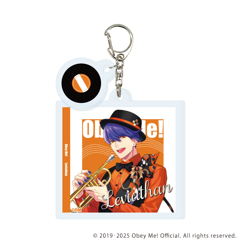 (1BOX=7)(Goods - Keychain) Obey Me! Nightbringer Acrylic Keychain w/Charm 01 Band Ver.(feat. Exclusive Art)