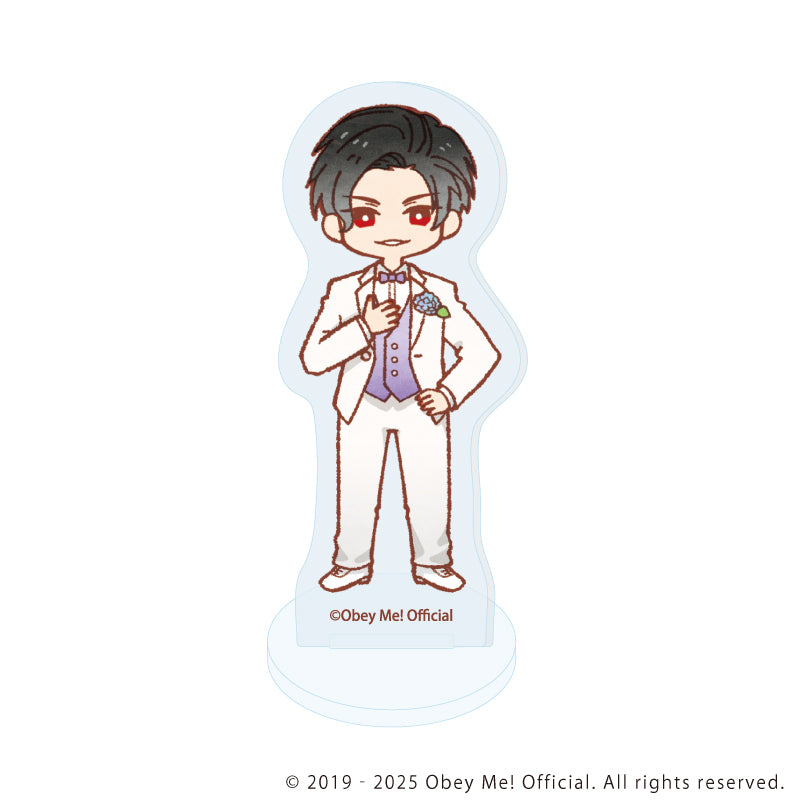 (1BOX=7)(Goods - Acrylic Stand) Obey Me! Nightbringer Acrylic Petit Stand 18 Hydrangea Ver. (Retro Art)