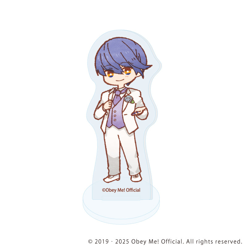 (1BOX=7)(Goods - Acrylic Stand) Obey Me! Nightbringer Acrylic Petit Stand 18 Hydrangea Ver. (Retro Art)