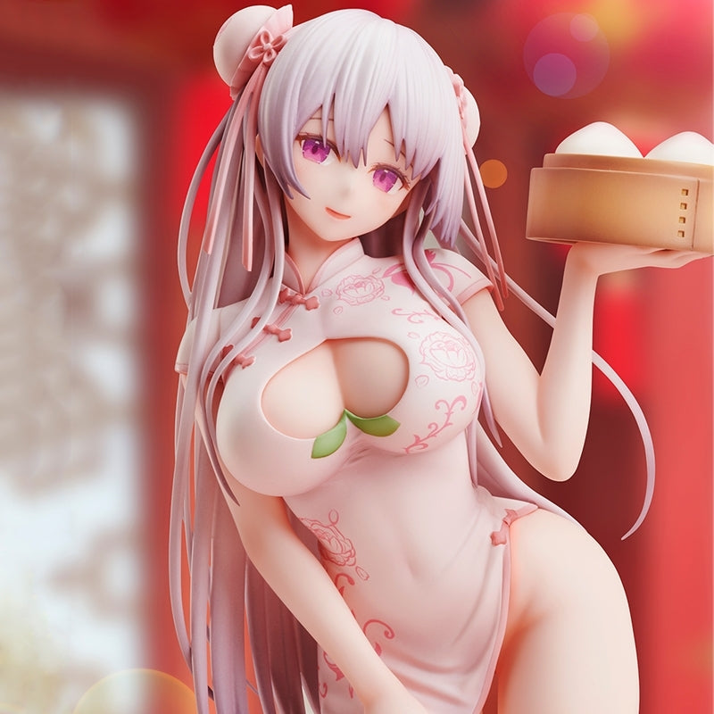 (Bishojo Figure) miko Illustration "Momoman-chan" Complete Figure (Re-release)