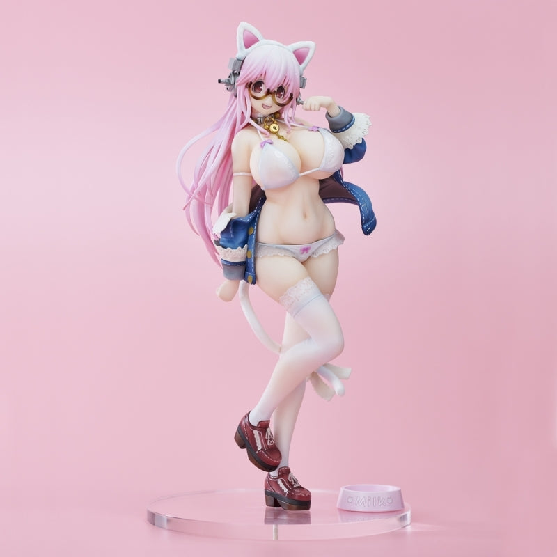 (Bishojo Figure) Super Sonico White cat ver. Complete Figure (Re-release)