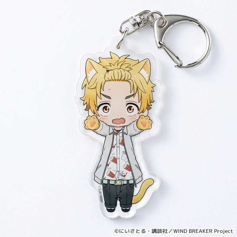 (Goods - Keychain) WIND BREAKER Nobineko Acrylic Keychain vol. 2 (Akihiko Nirei)