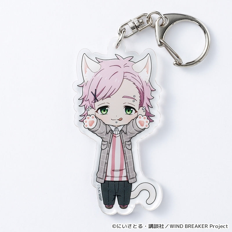(Goods - Keychain) WIND BREAKER Nobineko Acrylic Keychain vol. 2 (Mitsuki Kiryu)