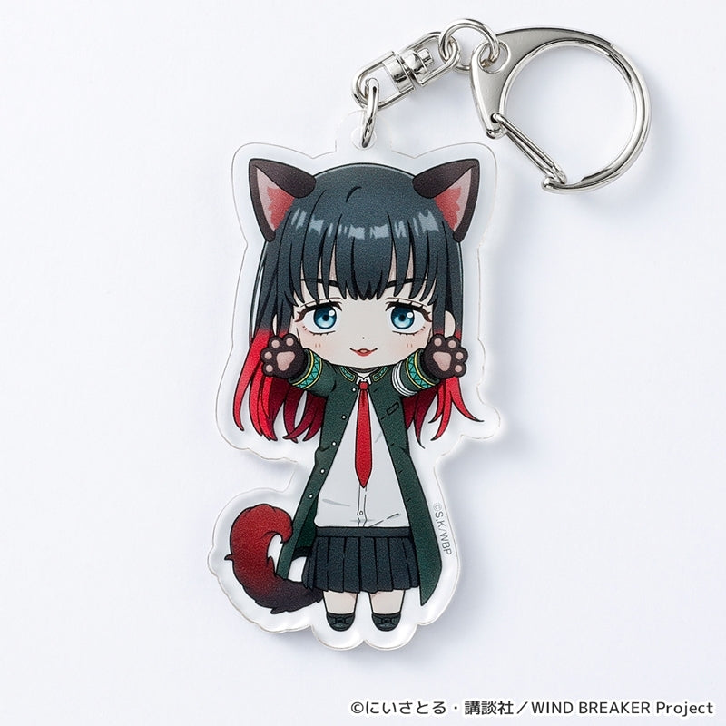 (Goods - Keychain) WIND BREAKER Nobineko Acrylic Keychain vol. 2 (Tasuku Tsubakino)