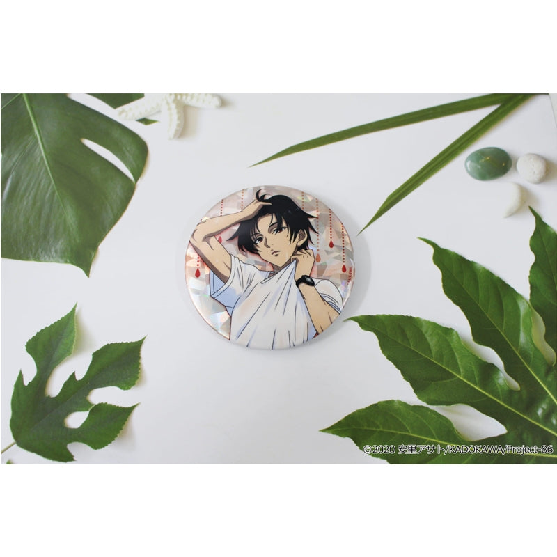 (Goods - Badge) 86: Eighty Six Exclusive Art Holographic Button Badge (Shin) Taking Shelter from the Rain