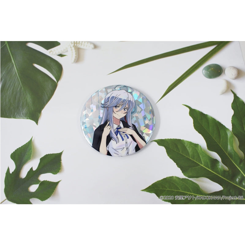 (Goods - Badge) 86: Eighty Six Exclusive Art Holographic Button Badge (Lena) Taking Shelter from the Rain