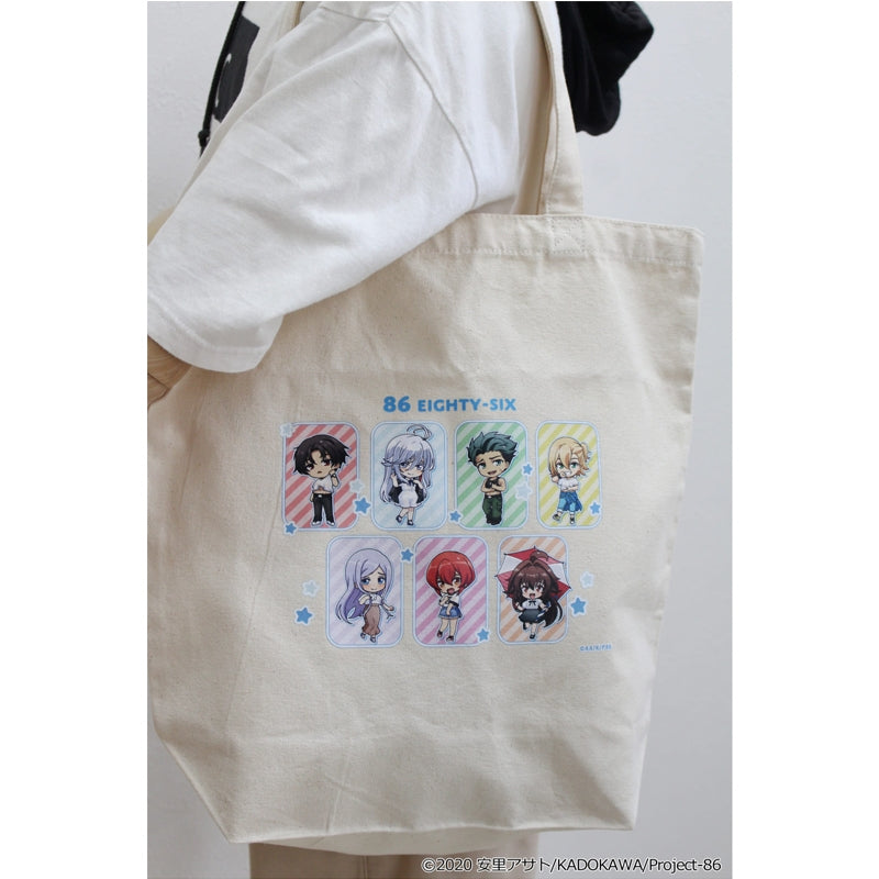 (Goods - Bag) 86: Eighty Six PuchiChoco CanvasTote Taking Shelter from the Rain