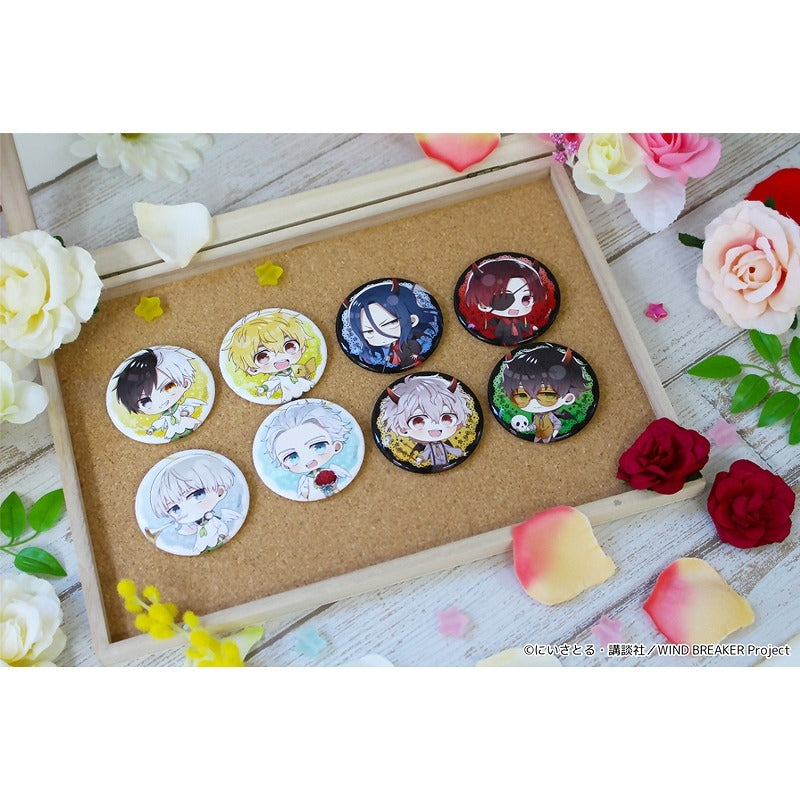 (1BOX=8)(Goods - Badge) WIND BREAKER PuchiChoco Trading Button Badge Angels & Demons ver.