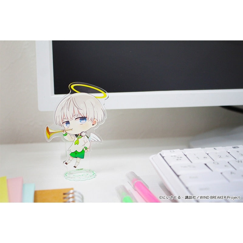 (Goods - Acrylic Stand) WIND BREAKER PuchiChoco Acrylic Stand (Ren Kaji) Angels & Demons ver.