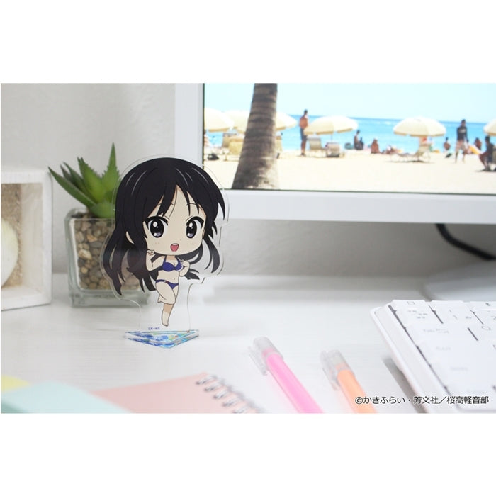 (Goods - Acrylic Stand) K-ON!! PuchiChoco Acrylic Stand (Mio Akiyama) Swimsuit ver.