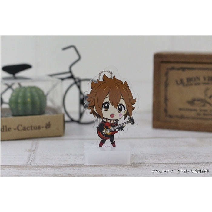 (Goods - Key Chain) K-ON!! PuchiChoco Mini Acrylic Key Chain (Yui Hirasawa) Death Devil ver.