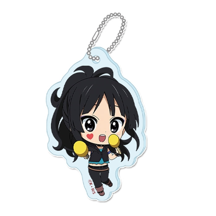 (Goods - Key Chain) K-ON!! PuchiChoco Mini Acrylic Key Chain (Mio Akiyama) Death Devil ver.