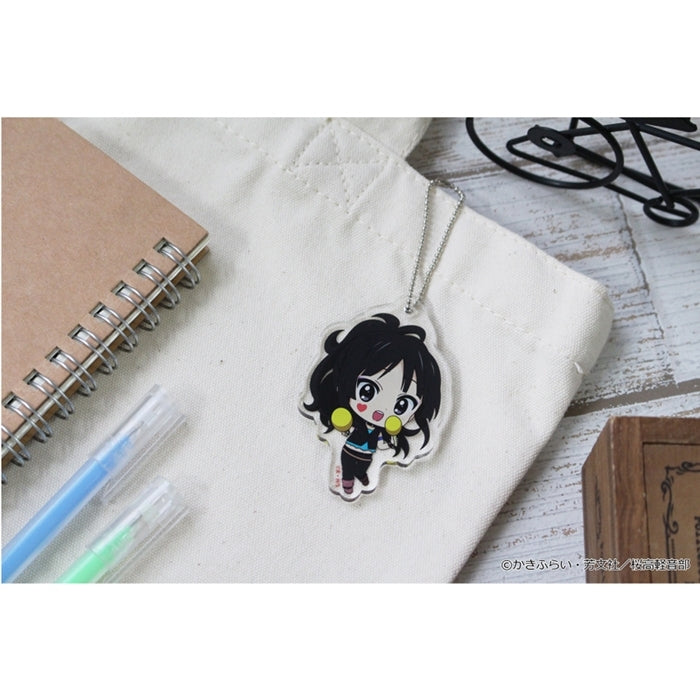 (Goods - Key Chain) K-ON!! PuchiChoco Mini Acrylic Key Chain (Mio Akiyama) Death Devil ver.