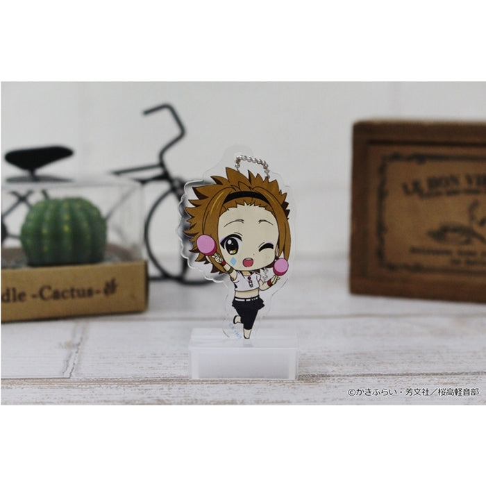 (Goods - Key Chain) K-ON!! PuchiChoco Mini Acrylic Key Chain (Ritsu Tainaka) Death Devil ver.