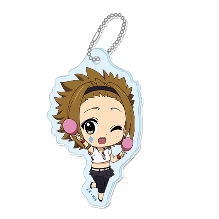 (Goods - Key Chain) K-ON!! PuchiChoco Mini Acrylic Key Chain (Ritsu Tainaka) Death Devil ver.
