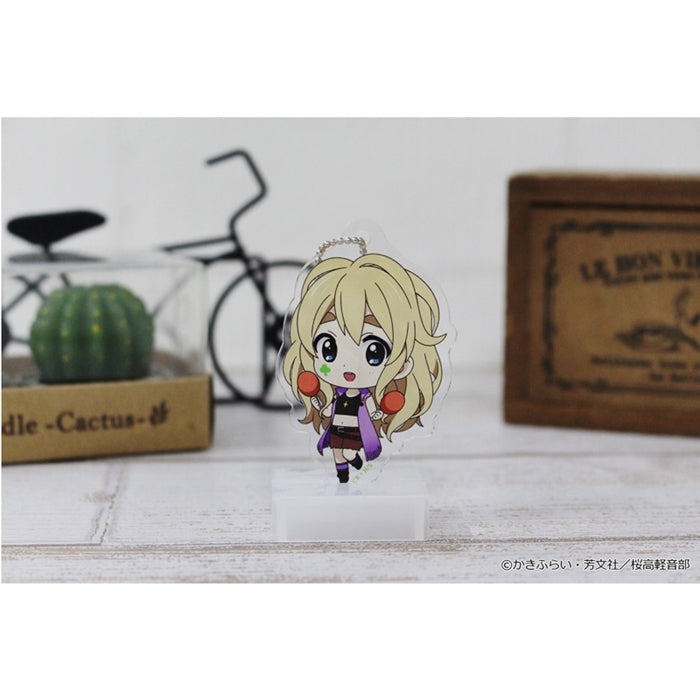 (Goods - Key Chain) K-ON!! PuchiChoco Mini Acrylic Key Chain (Tsumugi Kotobuki) Death Devil ver.