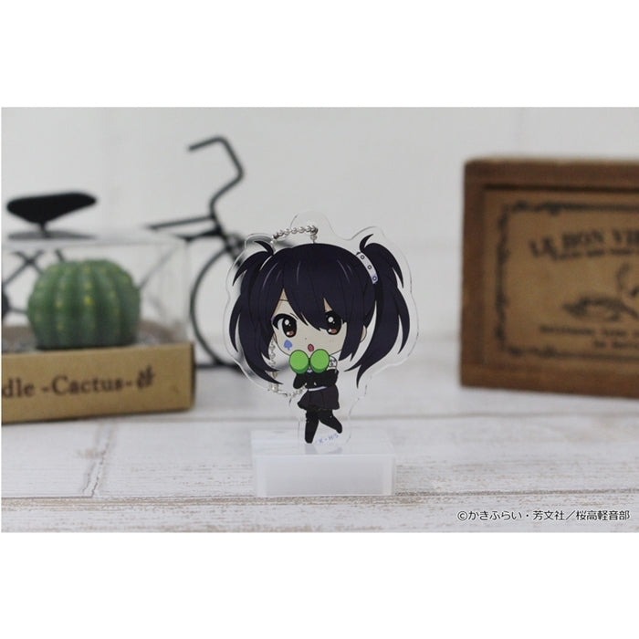 (Goods - Key Chain) K-ON!! PuchiChoco Mini Acrylic Key Chain (Azusa Nakano) Death Devil ver.
