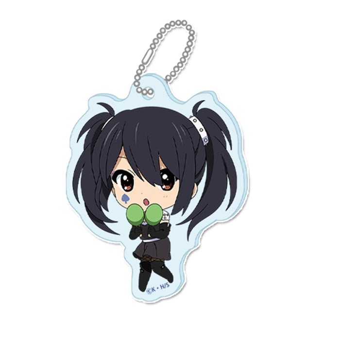 (Goods - Key Chain) K-ON!! PuchiChoco Mini Acrylic Key Chain (Azusa Nakano) Death Devil ver.